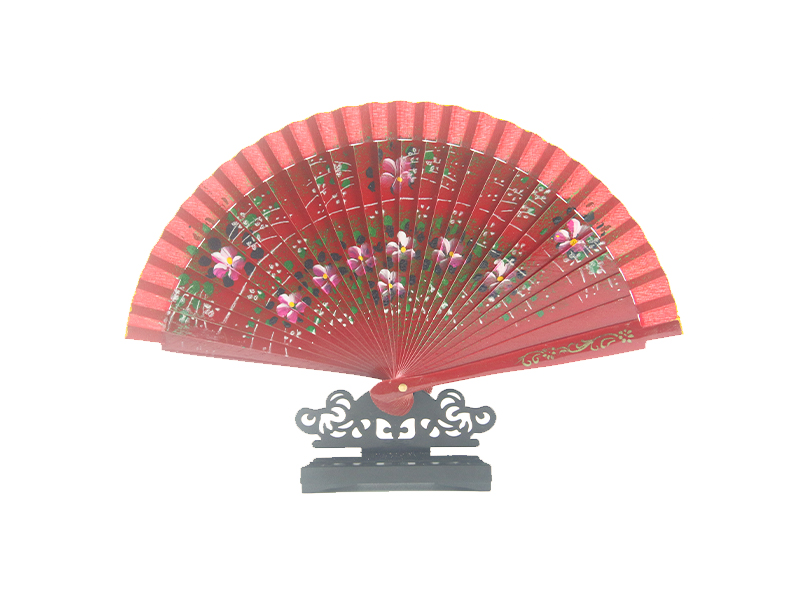 wood hand fan