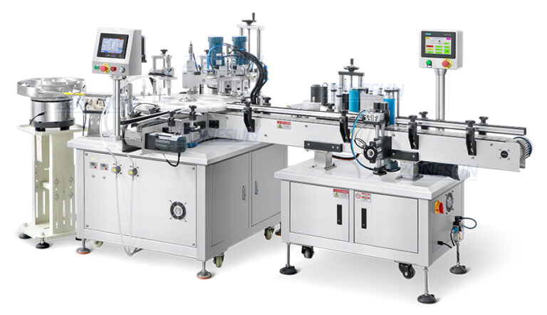 Roll-On-Bottle-Filling-Capping-Labeling-Machine
