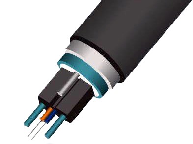 armoured fibre optic cable