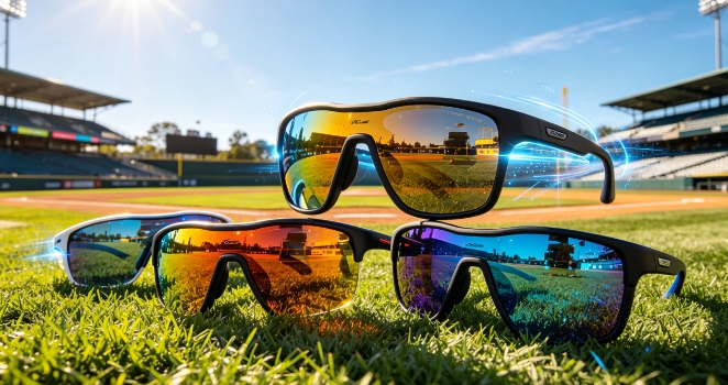 customizable baseball sunglasses